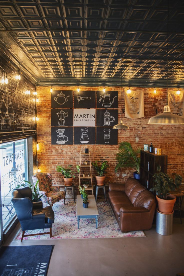 Cozy coffee shop interior