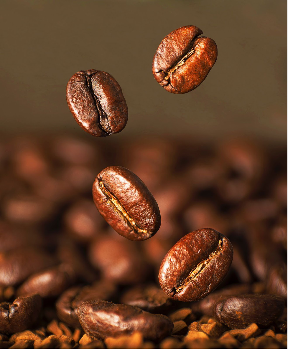 Dynamic roasted coffee beans