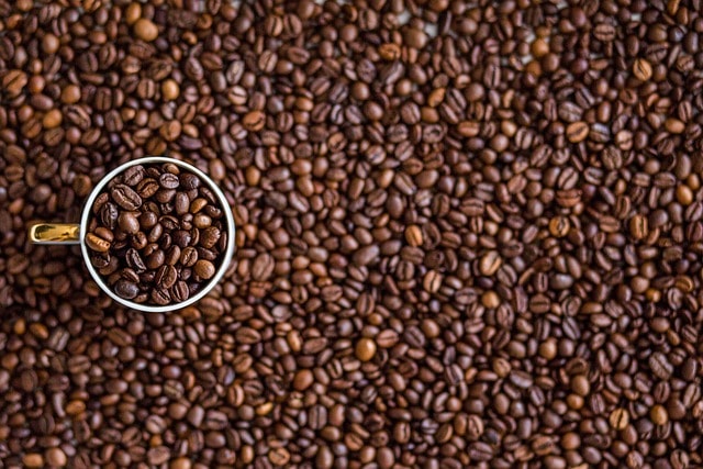 High quality roasted coffee beans