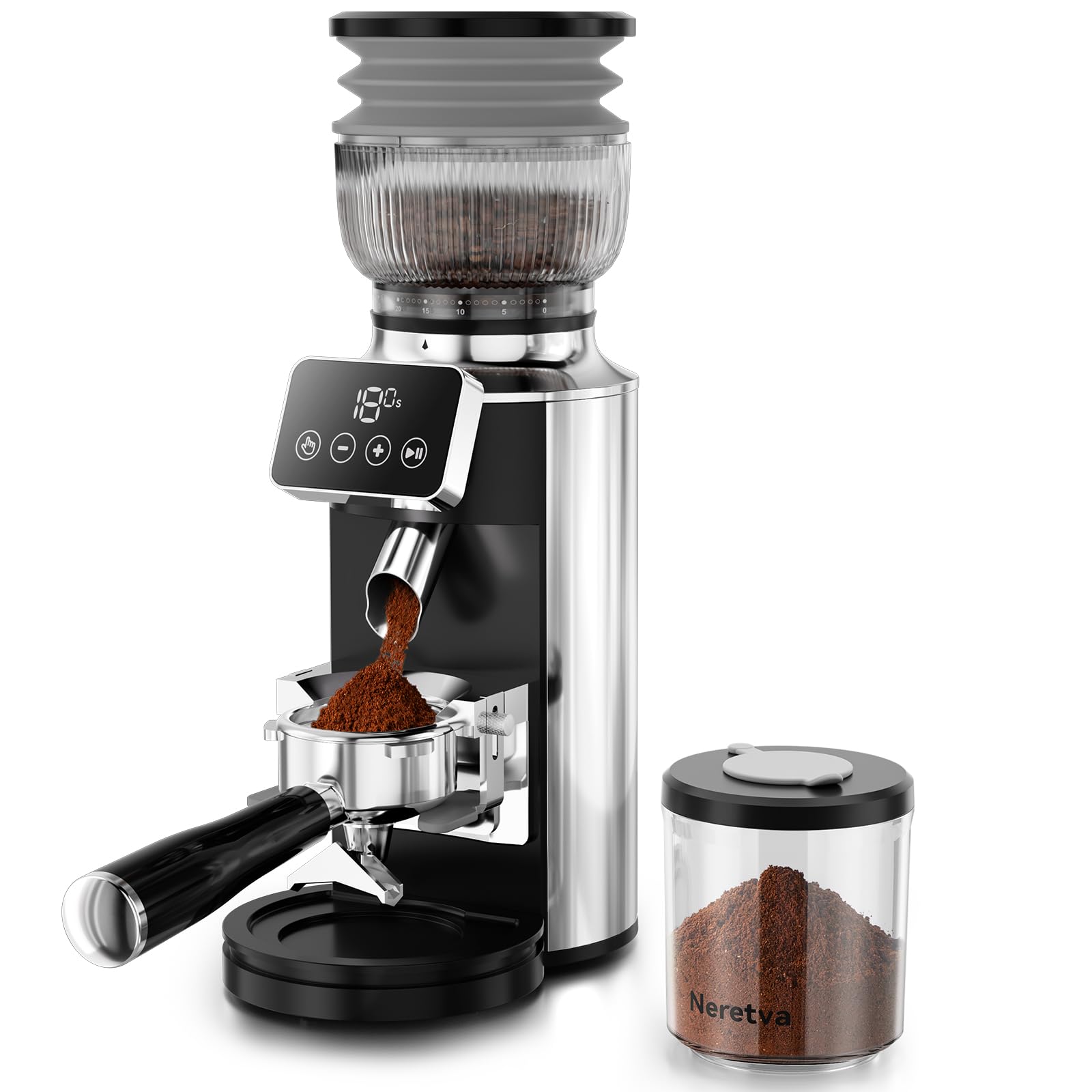 Professional burr coffee grinder
