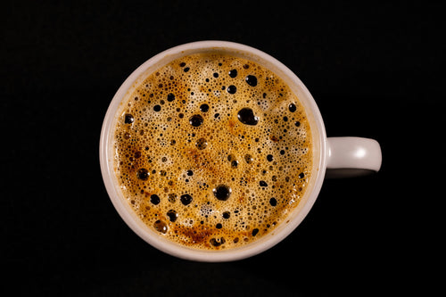 Close-up espresso crema